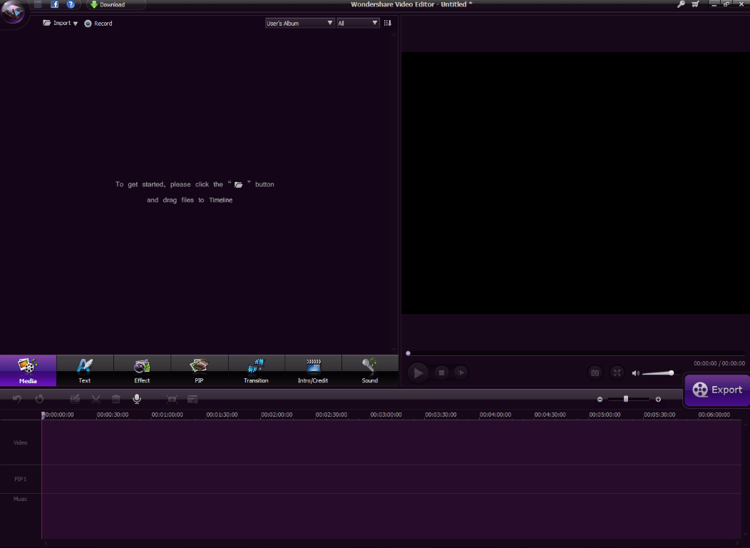 Video Editor Interface